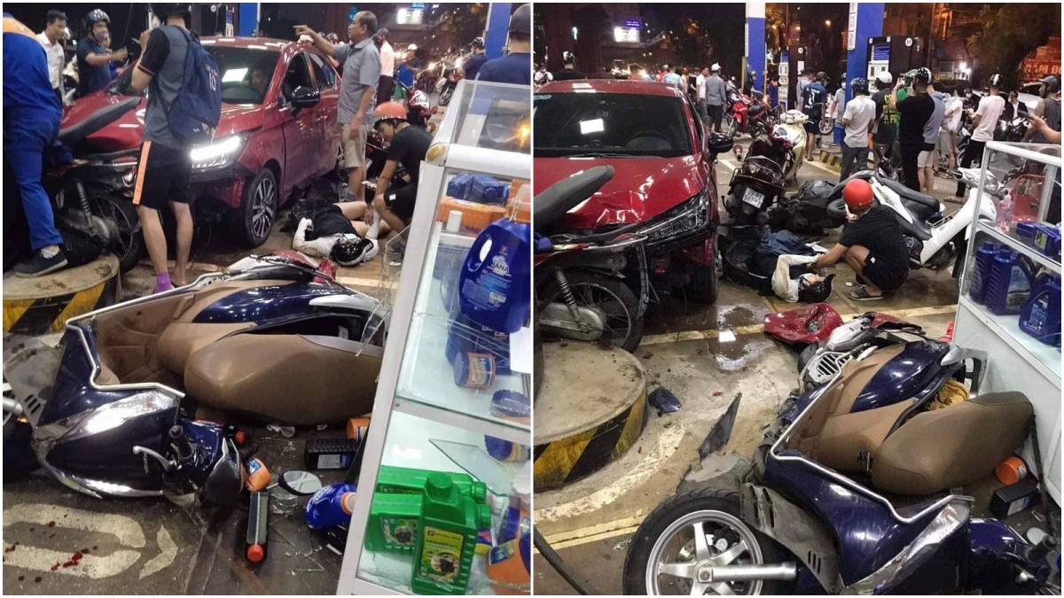Lời khai của tài xế lái xe ô tô tông liên hoàn khiến 8 người bị thương ở Hà Nội: Tiết lộ nguyên nhân gây tai nạn - Ảnh 3