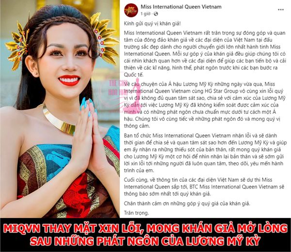 Người đẹp chuyển giới Lương Mỹ Kỳ bị cộng đồng mạng chỉ trích 'hành xử chợ búa,  đề nghị tước quyền thi Miss International Queen - Ảnh 5
