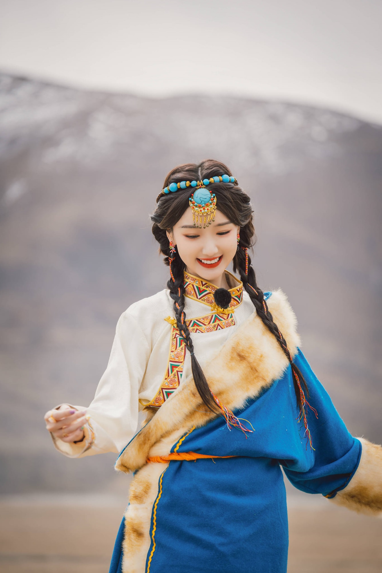 Mê mẩn trước nhan sắc ngọt ngào của Mao Hiểu Đồng khi hóa thân thành công chúa Tây Tạng - Ảnh 2