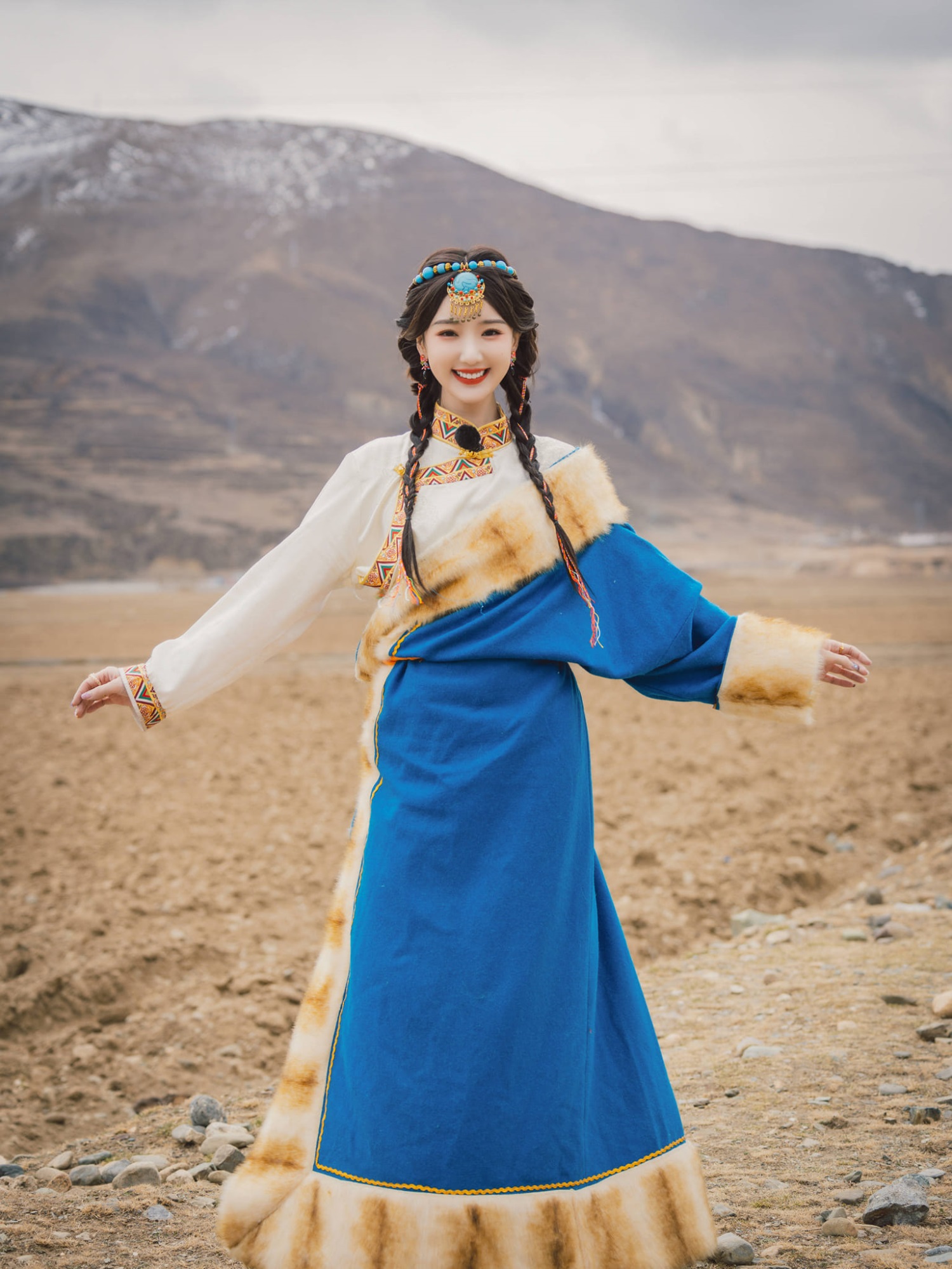 Mê mẩn trước nhan sắc ngọt ngào của Mao Hiểu Đồng khi hóa thân thành công chúa Tây Tạng - Ảnh 3