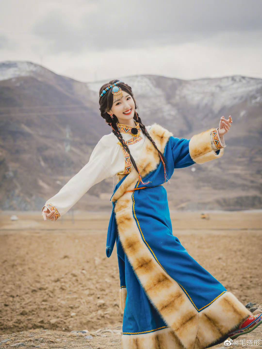 Mê mẩn trước nhan sắc ngọt ngào của Mao Hiểu Đồng khi hóa thân thành công chúa Tây Tạng - Ảnh 5