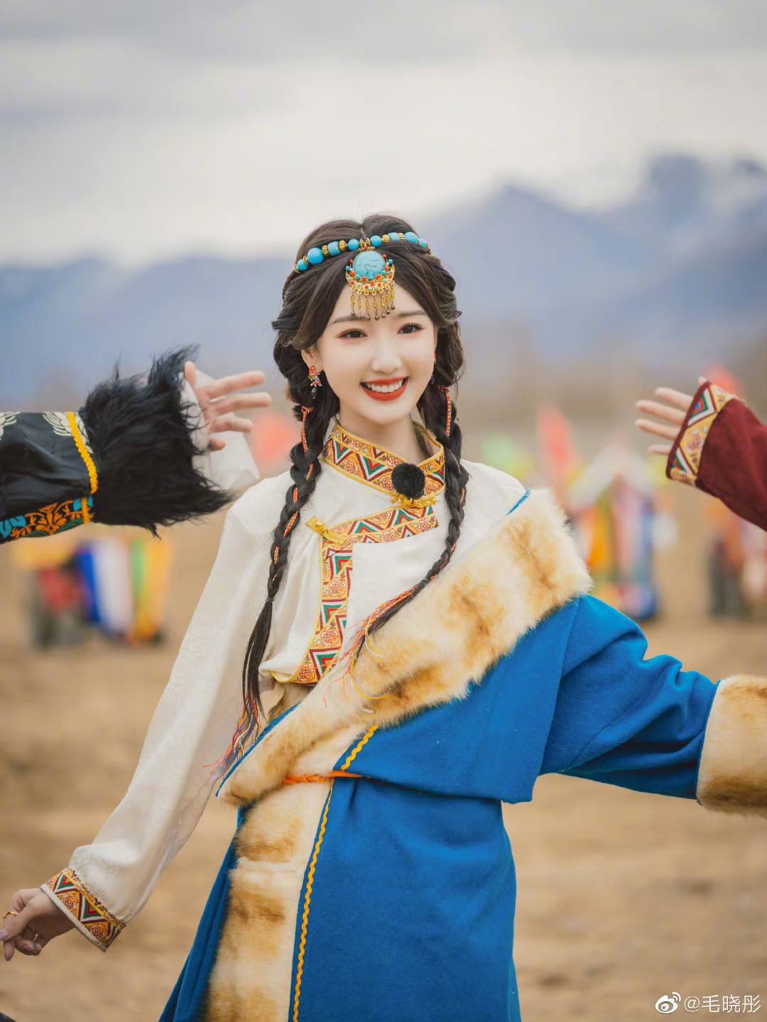 Mê mẩn trước nhan sắc ngọt ngào của Mao Hiểu Đồng khi hóa thân thành công chúa Tây Tạng - Ảnh 9