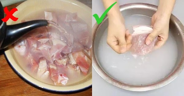 Thường dùng nước lã để rửa thịt lợn, chị em hãy dừng ngay mà sử dụng nước này đảm bảo thịt lợn sạch tinh, hết hôi mà không cần phải chần qua nước! - Ảnh 2
