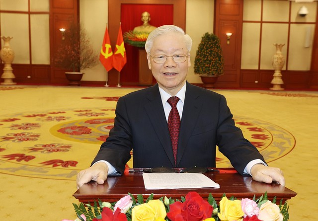 Lời chúc Tết của Tổng Bí thư Nguyễn Phú Trọng nhân dịp Xuân Quý Mão 2023 - Ảnh 1