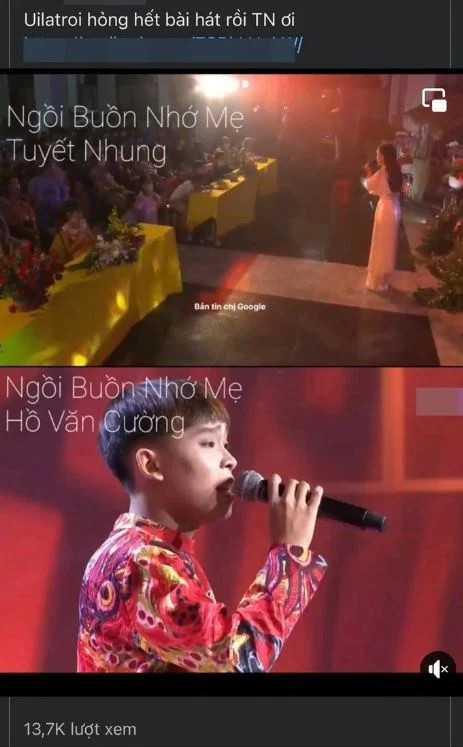 “Con cưng” cố ca sĩ Phi Nhung bị chê tơi tả khi đụng hàng ca khúc với Hồ Văn Cường: “Phá hỏng hết cả bài” - Ảnh 1