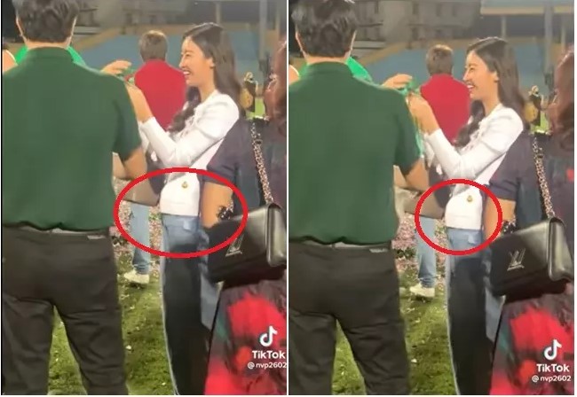 Hoa hậu Đỗ Mỹ Linh đang mang thai con đầu lòng với Chủ tịch CLB Hà Nội sau 1 tháng cưới? - Ảnh 1