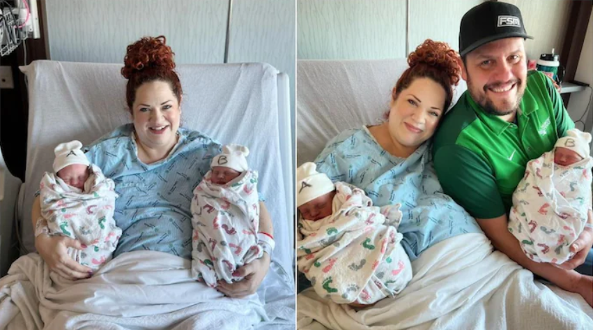 Bất ngờ với hai em bé sinh đôi ở Texas chào đời vào 2 khoảnh khắc chuyển giao năm mới 2022 - 2023 đầu tiên trên thế giới - Ảnh 1