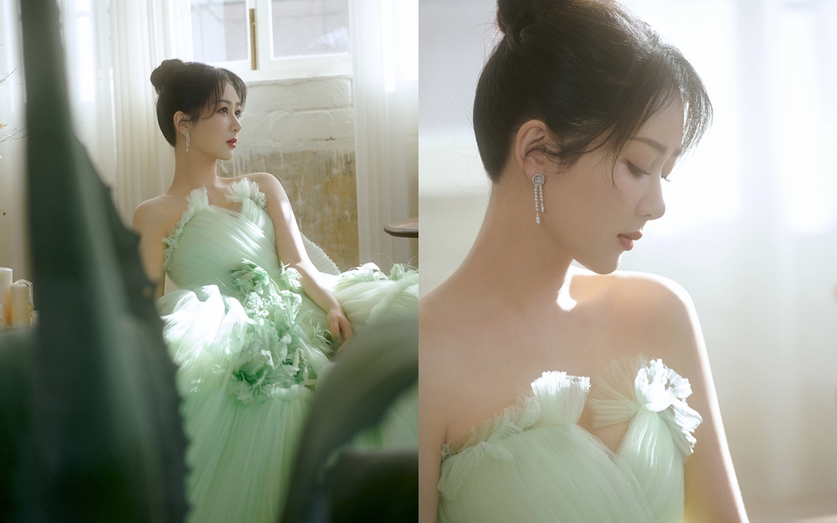 Dương Tử xinh đẹp xuất thần trong phong cách mới, netizen khen ngợi hết lời: 'Còn ai nói chị tôi không xinh nữa không'  - Ảnh 1