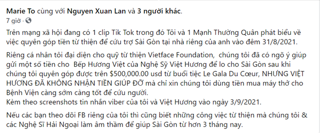 Việt Hương chính thức lên tiếng đáp trả clip 'quyên góp tiền từ thiện', bà chủ Thúy Nga tung tin nhắn hé lộ chi tiết gây xúc động - Ảnh 3