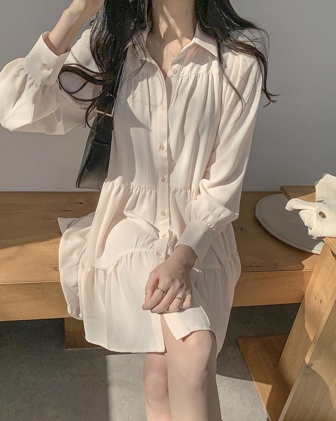 Hè đến là gái Hàn lại diện đủ kiểu váy trắng siêu trẻ xinh và tinh tế, xem mà muốn sắm cả 'lố' về nhà - Ảnh 7