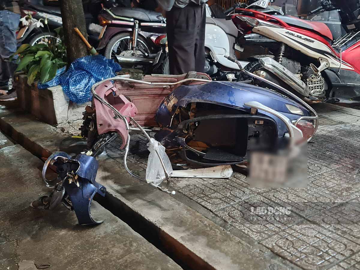 Xe ô tô đâm liên hoàn, hất tung loạt phương tiện khiến nhiều người bị thương ở Nam Định - Ảnh 3