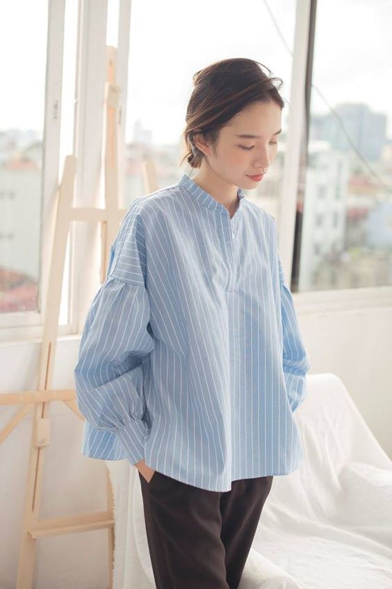 5 kiểu áo sơ mi chuẩn styte Hàn Quốc mà cô gái nào cũng nên có trong tủ đồ - Ảnh 7
