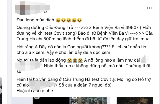 7 người nghèo ở Hà Nội bắt taxi 4,9 triệu đồng về quê bị tài xế 'bỏ rơi' giữa đêm vì không 'bao' được giấy xét nghiệm Covid-19, thực hư ra sao? - Ảnh 1