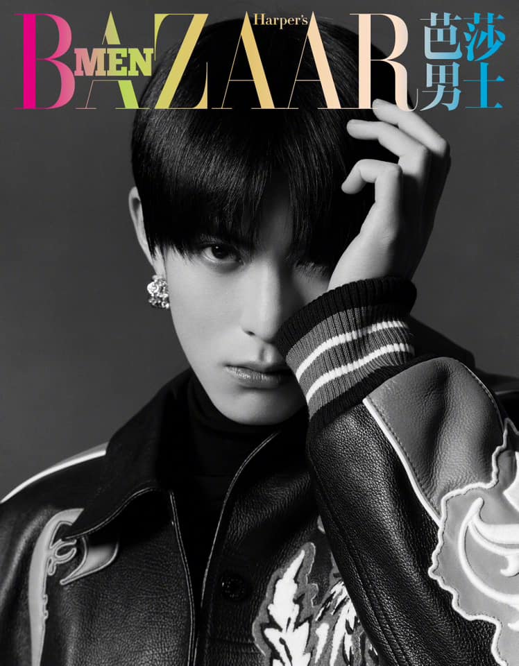 Vương Hạc Đệ cực cháy trên ảnh bìa tạp chí Bazaar Men số mới nhất - Ảnh 2