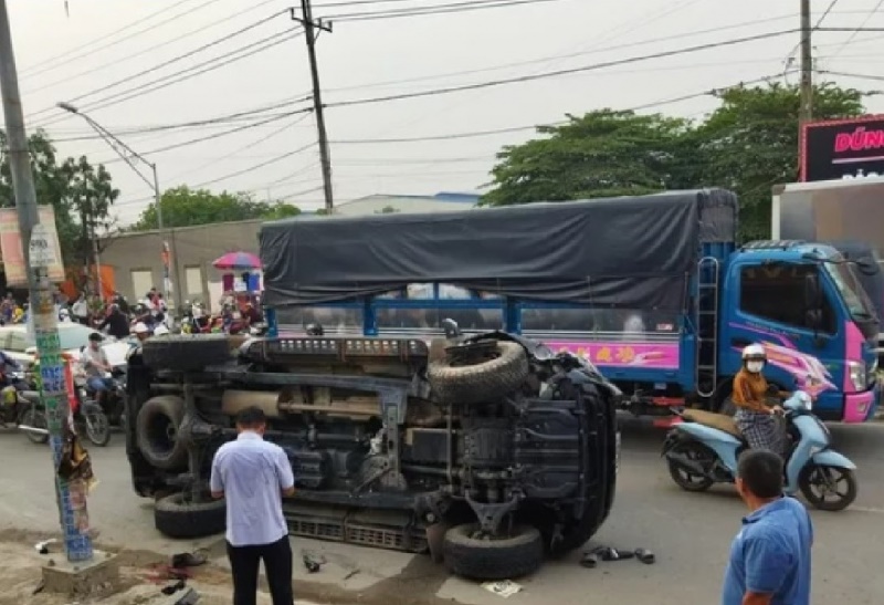 Thông tin mới vụ xe bán tải tông CSGT hy sinh và 2 người tử vong - Ảnh 4