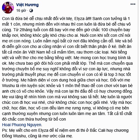 Ái nữ duy nhất của Việt Hương: Sống trong biệt phủ, tốt nghiệp cấp 2 loại 'xịn', thừa hưởng nhiều tố chất từ bố - Ảnh 6