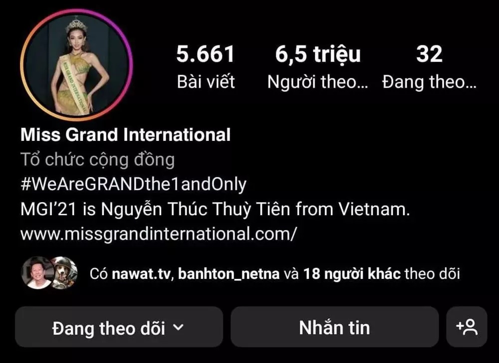 Dàn Hoa hậu công ty Thiên Ân 'thẳng tay' 'unfollow' Miss Grand International - Ảnh 3