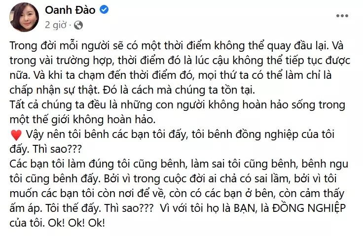 Giữa tâm bão 2 nghệ sĩ Việt bị tố hiếp dâm, diễn viên Kim Oanh, Bình An có phát ngôn ‘bênh vực’ đồng nghiệp gây tranh cãi - Ảnh 2