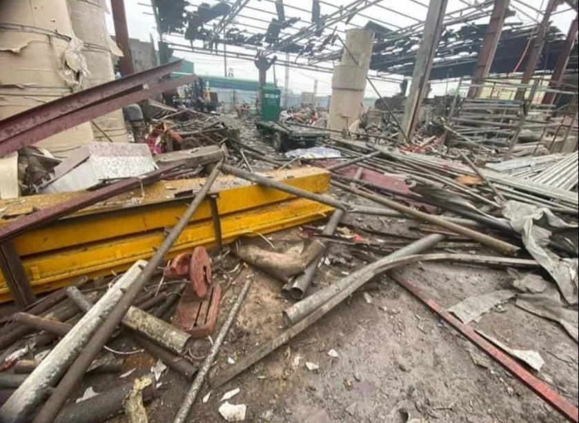 Hiện trường vụ nổ lớn tại khu công nghiệp ở Bắc Ninh khiến 4 người thương vong - Ảnh 1