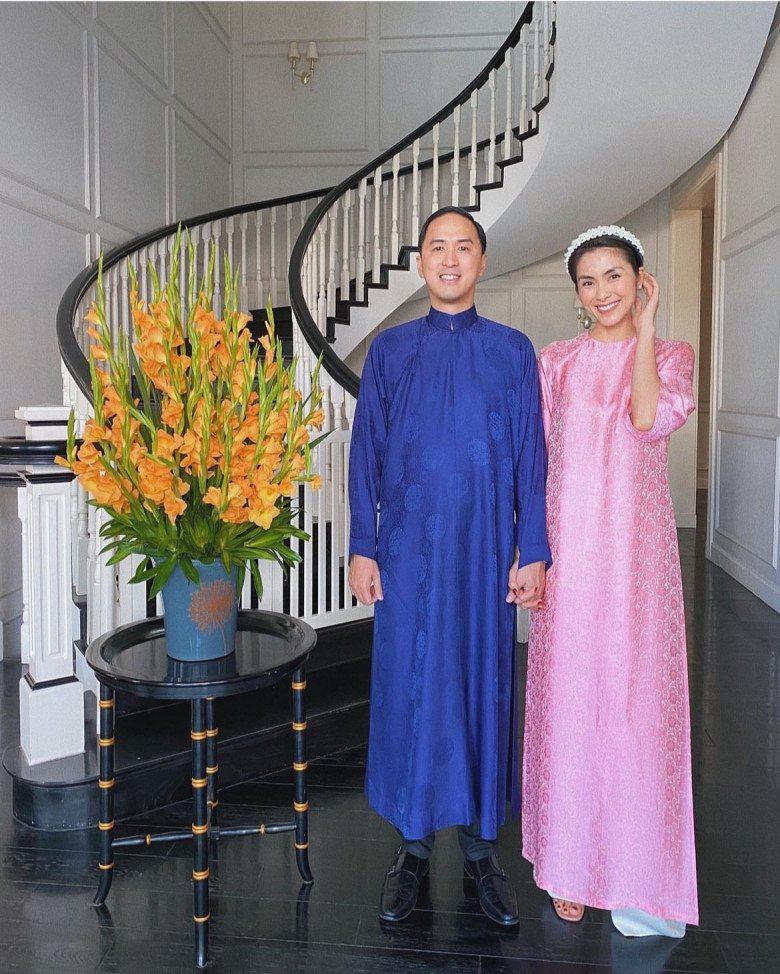 Bộ sưu tập áo dài của Tăng Thanh Hà qua các năm, kiểu dáng đẳng cấp, nhìn màu sắc là biết Tết đến - Ảnh 10
