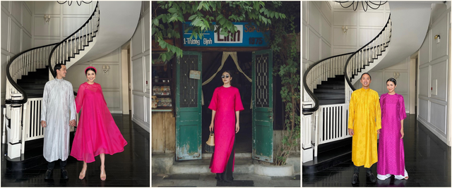 Bộ sưu tập áo dài của Tăng Thanh Hà qua các năm, kiểu dáng đẳng cấp, nhìn màu sắc là biết Tết đến - Ảnh 12