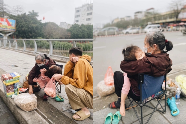 Xót xa: Cụ ông 80 tuổi ở Hà Nội ngủ gật bên sạp hàng vỏn vẹn vài quả trứng, đôi ba quả đu đủ vườn nhà, chẳng còn minh mẫn, phải nhờ khách tính tiền hộ - Ảnh 6