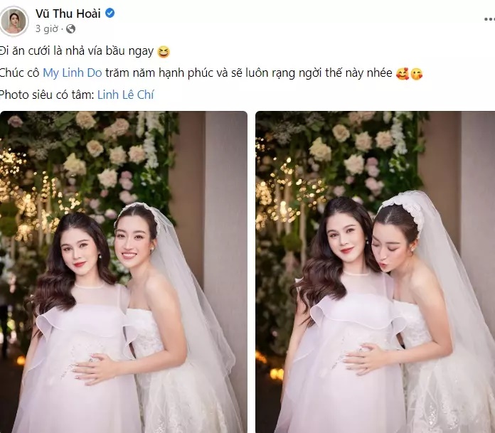 Hoa hậu Đỗ Mỹ Linh 'xin vía' sớm sinh con cho chồng thiếu gia - Ảnh 2